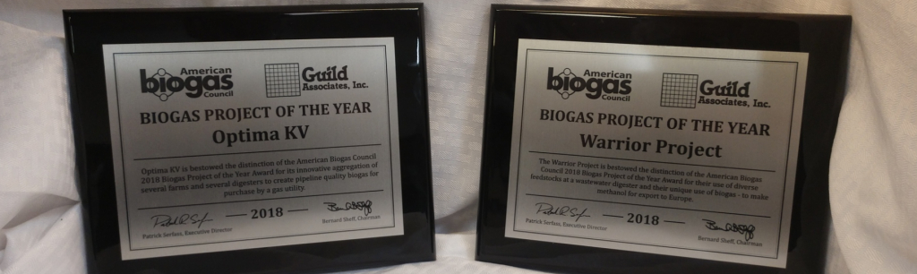 Guild Associates, Inc. Honored Twice at American Biogas Council 2018 Biogas Project of the Year Awards